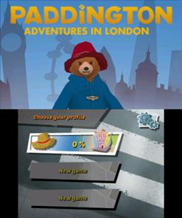 Paddington: Adventures in London Title Screen